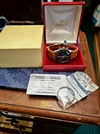 105.003-63 ed white omega speedmaster with rare decimal bezel at Brittons watches