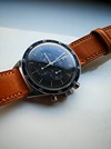 105.003-63 ed white omega speedmaster with rare decimal bezel at Brittons watches