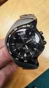 gents rare seiko streamline kinetic in titanium circa 2005 unused �595